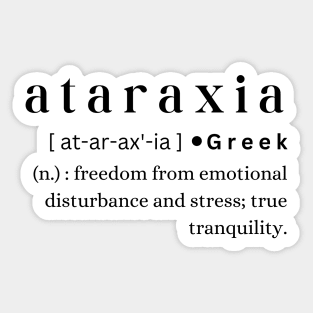 Ataraxia Sticker